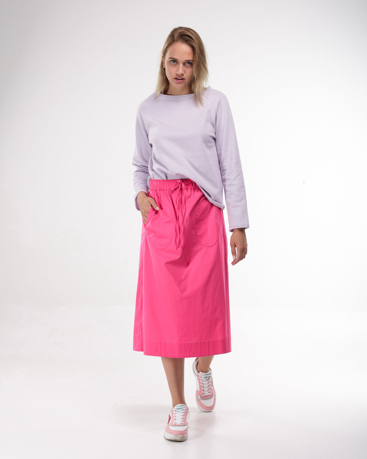 Popeline Skirt pink